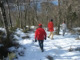 Hiken in de sneeuw