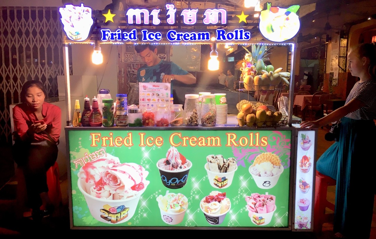 Ice cream rolls, heel lekker!