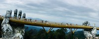 Cầu Vàng, the golden bridge