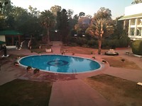 Zwembad bij hotel in Ranthambore