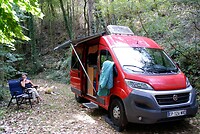 op de camping