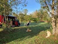 camping "Les Plages de l'Ain"