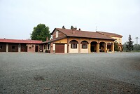 Hoofdgebouw van de Agriturismo-camper plaats