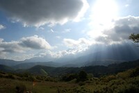 Regen op komst rond de Grand Sasso