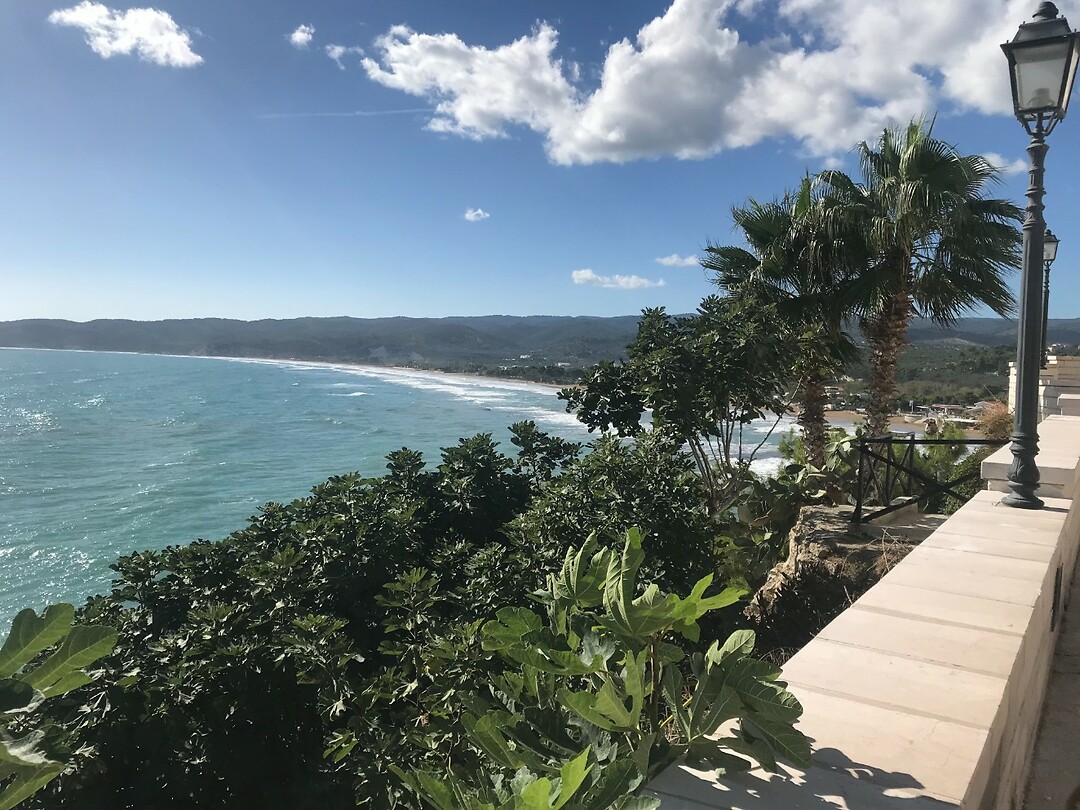 Vieste, kust van de camping