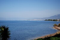 Lunch met zicht op Patras