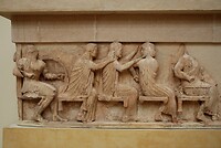 Deel van de Fries van de tempel van Apollo