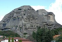 Grillige rotsen in Meteora
