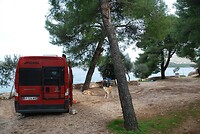 Verlaten camping