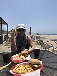 Lunch op het strand