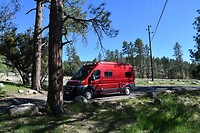 Camping op één van de vele National Forest Campgrounds