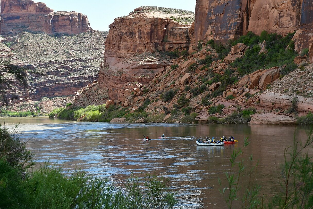 Bootjes in de Colorado River