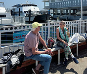 Wachten op de boot