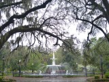 De beroemde fontein Forsyth park Savannah