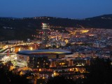 Bilbao by night  (uitzicht camperplaats)