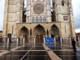 Kathedraal Leon regenfoto