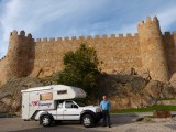 Avila met de prachtige muren en de mooiste camperplaats allertijden