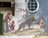 Wolf in sprookje Roodkapje