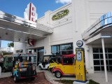het golfcartankstation