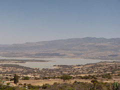 uitzicht vanuit pyramide