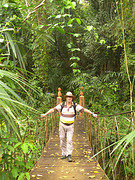 Hangbrug botanische tuin