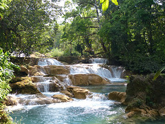 Agua azul waterval