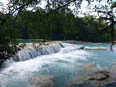Agua azul waterval