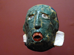 Palenque museum jade masker