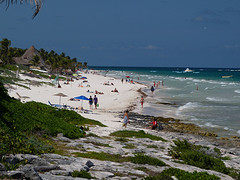 strand bij Tulum