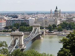 vrijheidsbrug over de Donau