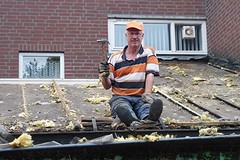 Ad op het garagedak