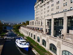 sluis in Rideauxkanaal Ottawa