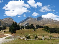 route langs lake Wakatipu