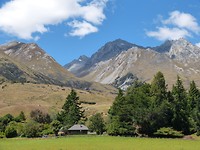 Route langs Lake Wakatipu