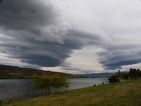 Vreemde wolkenformaties