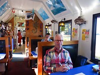 In het visrestaurantje
