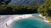Blue pools