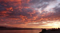 Hokitika zonsondergang