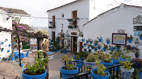 blauwe patio Iznajar