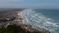 gezicht op Muizenberg
