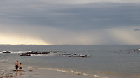 Onweer op Bloubergstrand