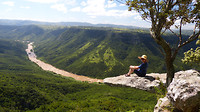 zweven boven de Oribi gorge