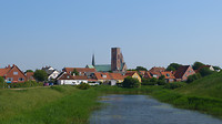 gezicht op Ribe
