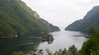 eiland in het fjord