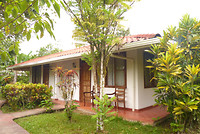 Cano Negro hotelkamer in botanische tuin