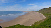 Rhossili 5 km lang zandstrand