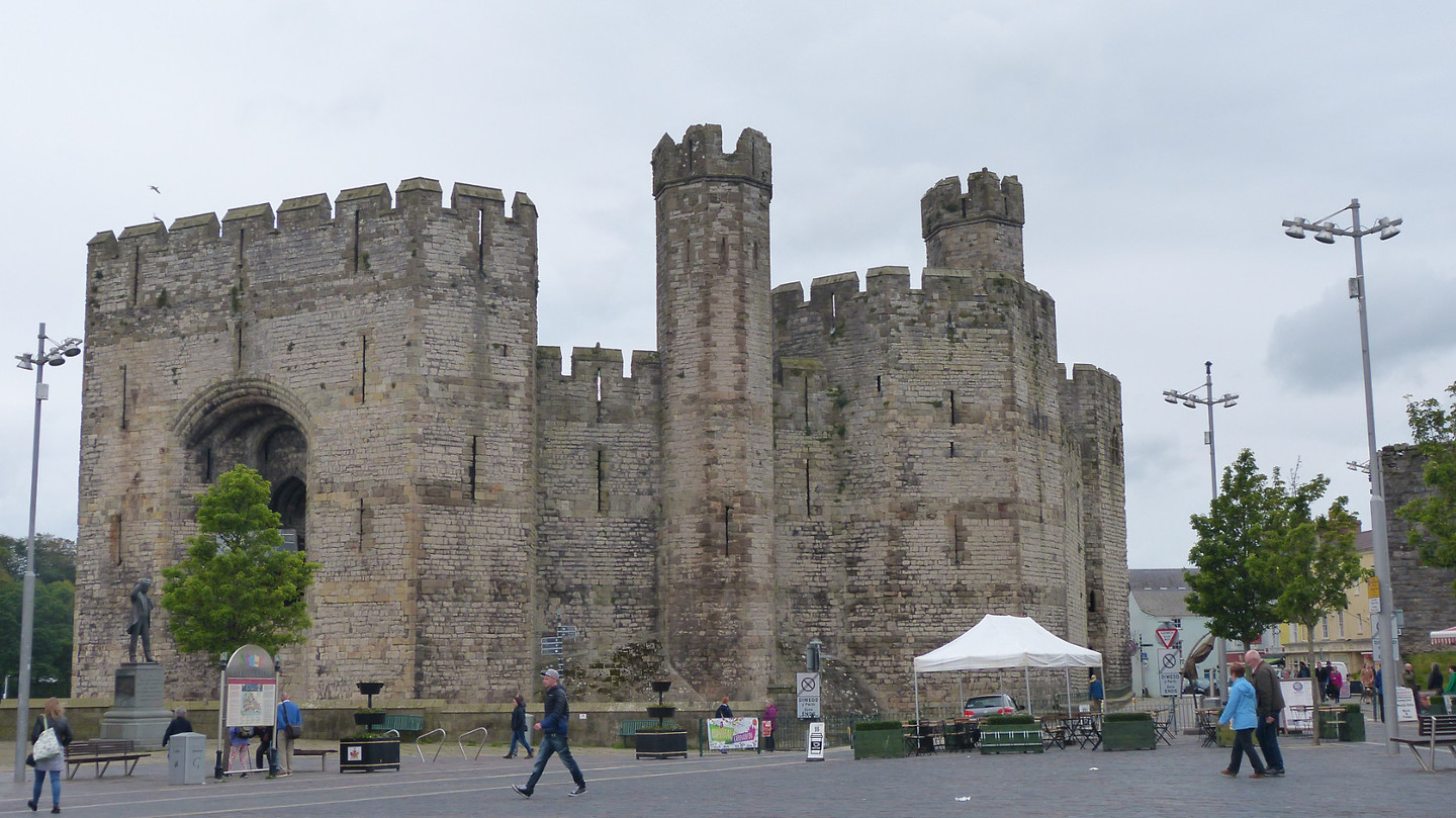 Caernarfon castle Foto Enjoytheworld