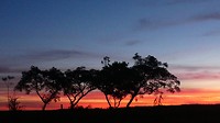 zonsondergang Ibera