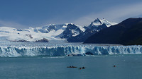 kayaks bij Perito Moreno