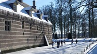 Schaatspret bij kasteel Heeswijk